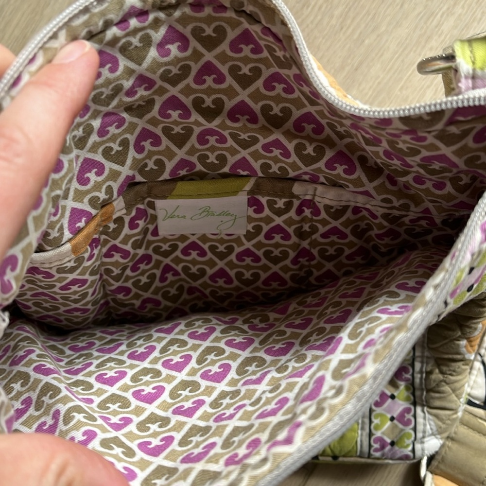 Vera Bradley Multicolor Floral Quilted Crossbody Bag & Matching Wallet Purse - Picture 8 of 9